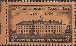 # 1083 MINT NEVER HINGED NASSAU HALL