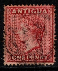 ANTIGUA SG25 1884 1d CARMINE-RED USED