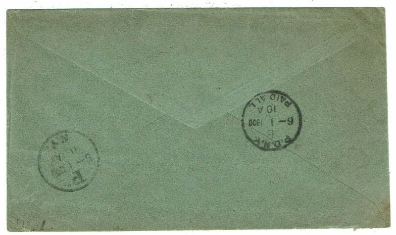 Venezuela 1900 Maracaibo cancel on cover to the U.S., franked Scott 152