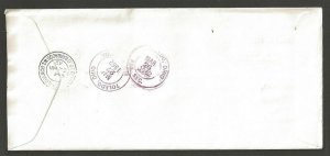 1962 Boy Scouts Association Barbados registered cover with solicitation letter