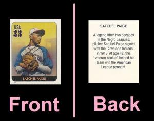 US 3408p Legends of Baseball Satchel Paige 33c single (1 stamp) MNH 2000