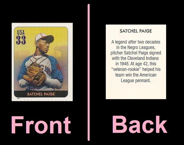 US 3408p Legends of Baseball Satchel Paige 33c single (1 stamp) MNH 2000