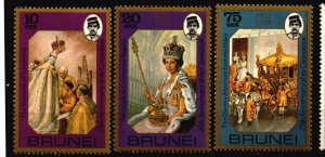 Brunei Unused NH Scott 229 - 231
