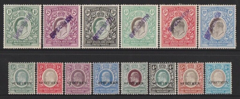 EAST AFRICA & UGANDA 1904 KEVII EXTREMELY RARE SPECIMEN MNH ** PRESENTATION set.