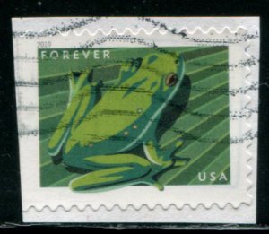 5397 US (55c) Frogs - American Green Tree Frog SA, used on paper