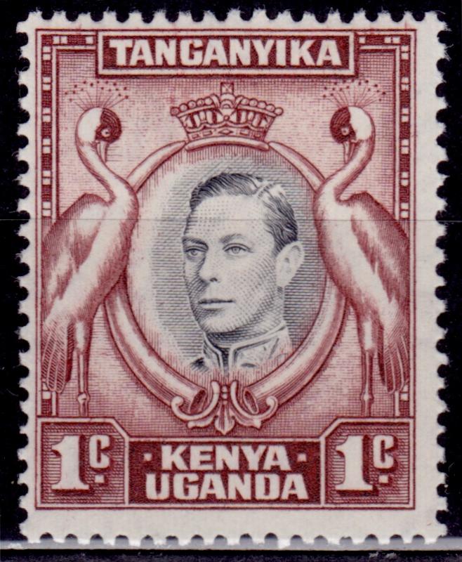 Kenya, Uganda & Tanganyika, 1938, KGVI, Kavirando Cranes, Scott# 66, MLH