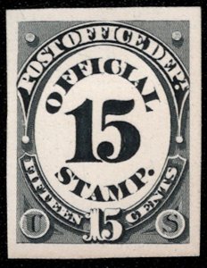 US #O53 P4 SUPERB proof, super fresh color, very nice, Choice!