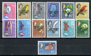 1963 St Helena Sc.# 222/33 mnh** cv $21.30 ( 9722 BCXX )