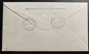 1961 Kitwe Southern Rhodesia First Day Cover To Capetown South Africa Mining Exh