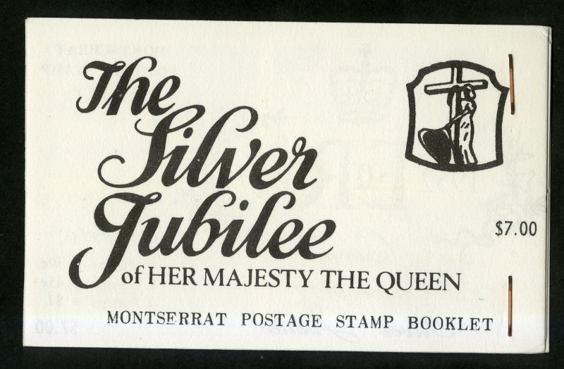 MONTSERRAT 363-65  COMPLETE BOOKLET BIN $2.50 ROYALTY