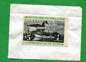 ARKANSAS 1976 Resident Hunting License W/ RW43 Duck Stamp - 701