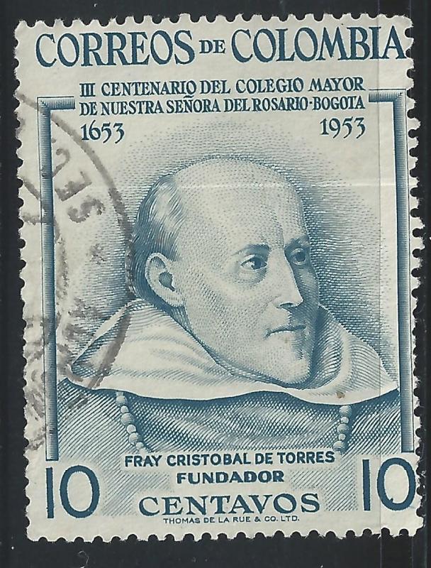 Colombia #630 10c Brother Cristobal de Torres