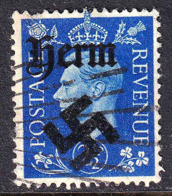 GREAT BRITAIN 2-1/2p LOCAL CHANNEL ISLANDS HERM OVERPRINT USED F/VF SOUND