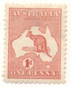 AUSTRALIA #2h Mint Hinged, Scott $24.00