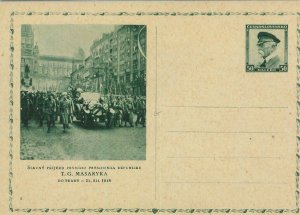 93222  - Czechoslovakia - Postal History - STATIONERY CARD  - MILITARY Transport