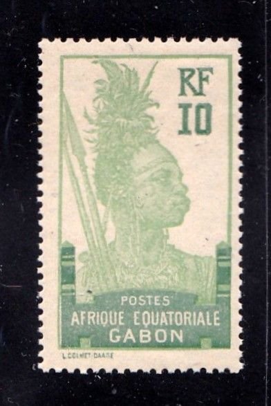 Gabon stamp #55, MH