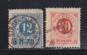 Sweden 32-33 U Numerals (C)