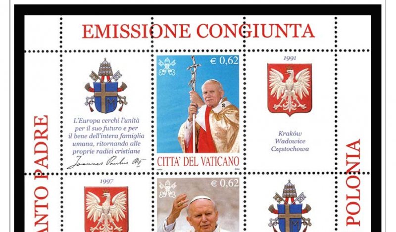 VATICAN CITY STAMP ALBUM PAGES 1921-2011 (191 PDF color illustrated pages)