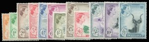 Swaziland #55-66 Cat$110, 1956 QEII, complete set, never hinged
