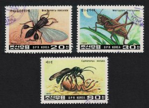 Korea Fly Cricket Insects 3v 1993 CTO SG#N3268-N3370