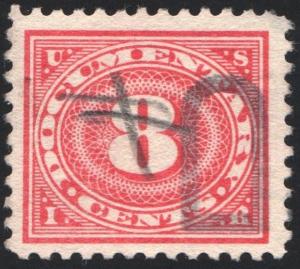 R233 8¢ Documentary Stamp (1917) Used