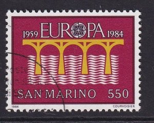 San Marino  #1066 cancelled  1984   Europa  550 l  Bridge