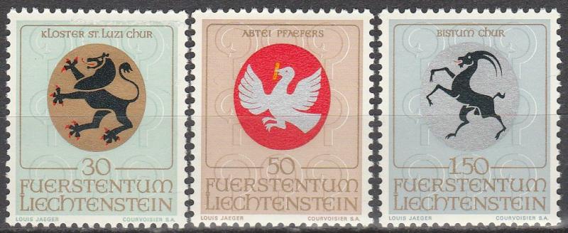 Liechtenstein #462-4   MNH   (S9373)