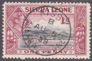 SIERRA LEONE 1958 GVI 1d - KISSY cds........................................7127