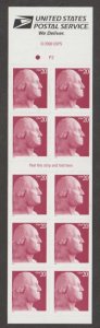 U.S. Scott #3482a Washington Stamp - Mint NH Booklet Pane