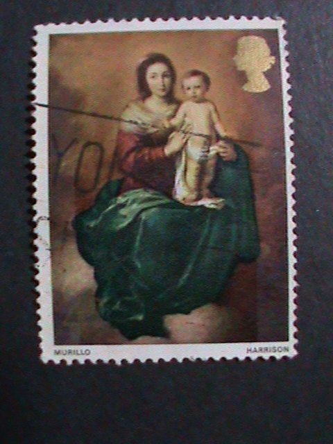 ​GREAT BRITAIN -12 VERY OLD CHRISTMAS STAMPS USED-VF WE SHIP TO WORLD WIDE