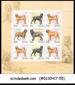 RUSSIA - 2002 DOGS / DOG - Miniature sheet MINT NH