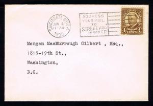 US #685 TAFT DEFINITIVE 4 c. CINCINNATI OHIO 1ST DAY COVER 1930 - VF (ESP#679)