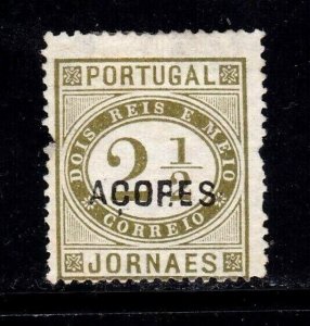 Azores stamp #P1, MH NG, BOB,  CV $13.00