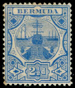 BERMUDA SG41, 2½d blue, M MINT. Cat £26.