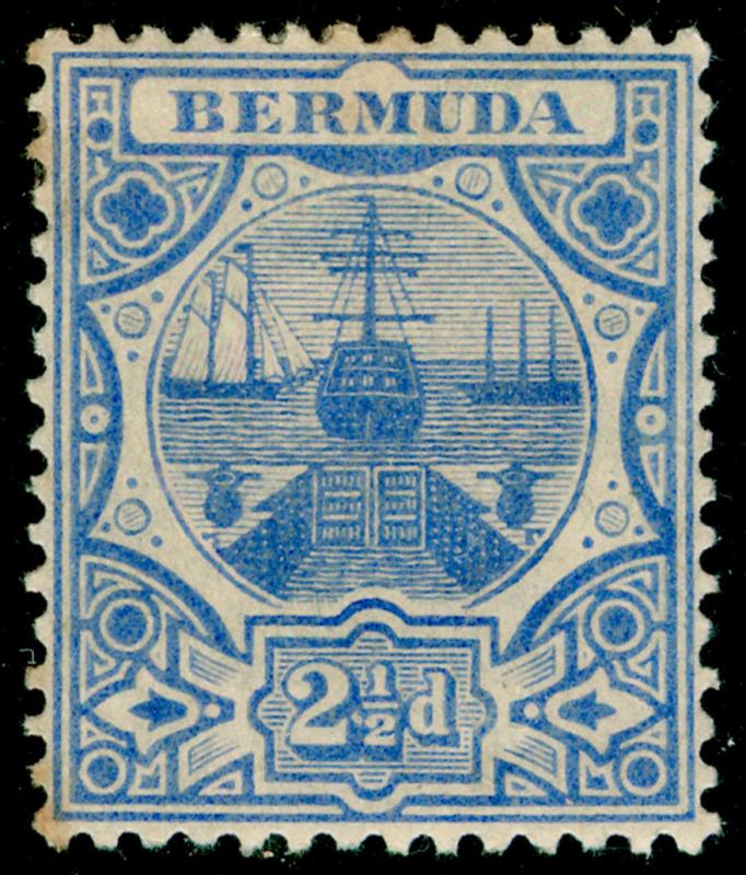 BERMUDA SG41, 2½d blue, M MINT. Cat £26.