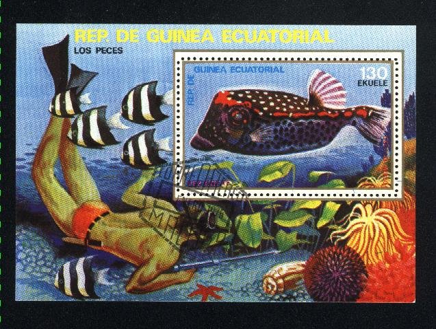 Equitorial Guinea   SS Fish NH VF   PD