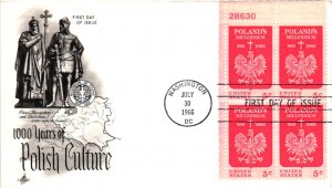 #1313 Poland’s Millennium = Artcraft Cachet