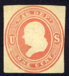 USA Sc# UO44 mint 1875 1c red Official War Dept