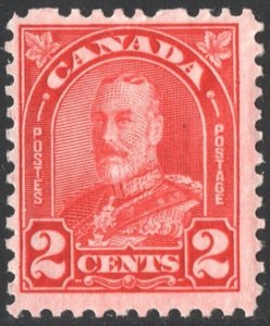 Canada SC#166b 2¢ King George V (1931) MNH