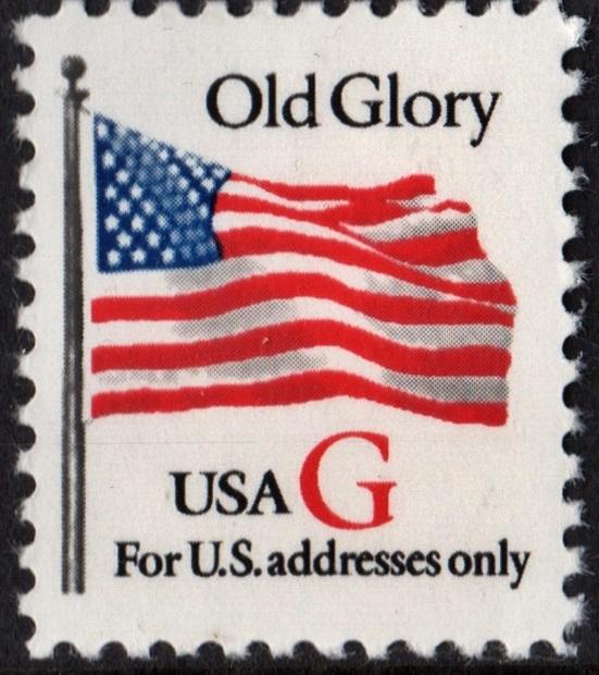 SC#2882 32¢ G Rate Old Glory Single (1994) MNH