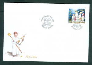 Aland. 2003 FDC. St. Lucia Celebration Day  . Sc.# 217.