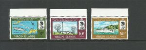 British Virgin Islands,1967 Bermuda - Tortola Telephone Service UMM Set SG 217/9