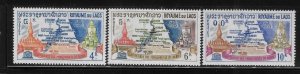 Laos 1964 UNESCO to save Nubia Sc 89-91 MNH A2230