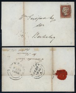 Great Britain 1848 #3 cover sheet