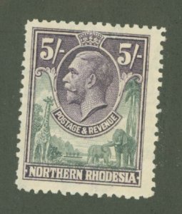 Northern Rhodesia #14 Unused Single