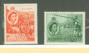 North Borneo #272-273 Unused Single