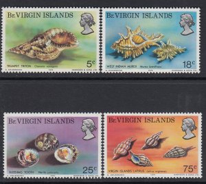 Virgin Islands 274-7 Sea Shells Cowries mnh