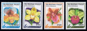 [67475] Burkina Faso 1996 Flora flowers blumen Orchids  MNH