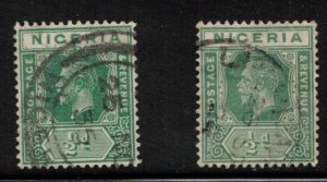 NIGERIA - Scott # 18, 18a Used - KGV