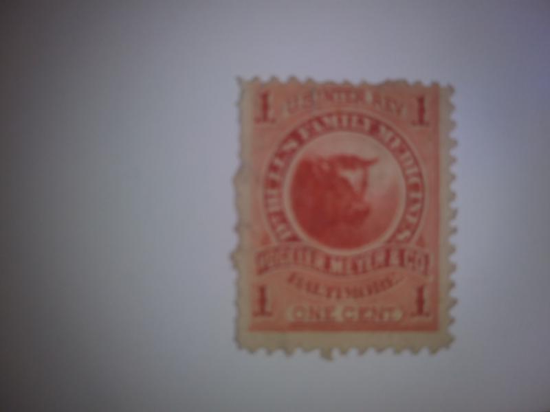 SCOTT # RS 252 USED ONE CENT VOGELER, MEYER MEDICINE COMPANY 1898 !!!!